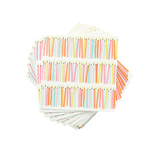 Birthday Candle Napkin by Cakewalk