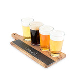 Acacia and Slate Beer Flight Board by Foster and Rye