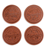 National Park Faux Leather Coaster Set by Foster & Rye