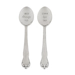 Stir Things Up Tea Spoons (Set of 2) by Pinky Up