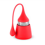 Weighted Tea Infuser & Base in Red by Pinky Up