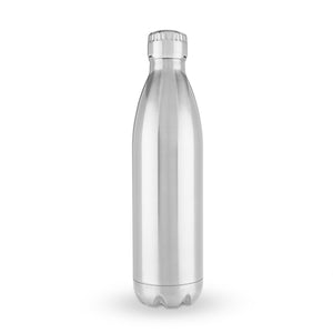 True2Go: 750ml Water Bottle in Stainless Steel by True