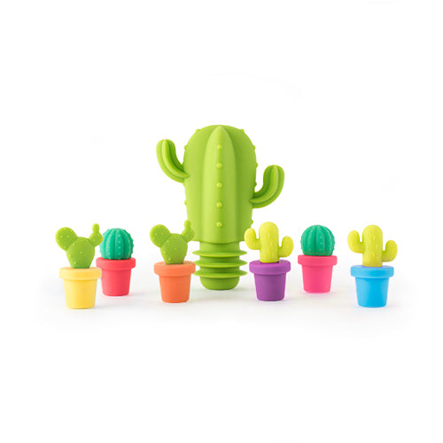 Cactus Stopper and Charm Set by True ZOO