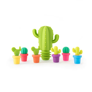 Cactus Stopper and Charm Set by True ZOO