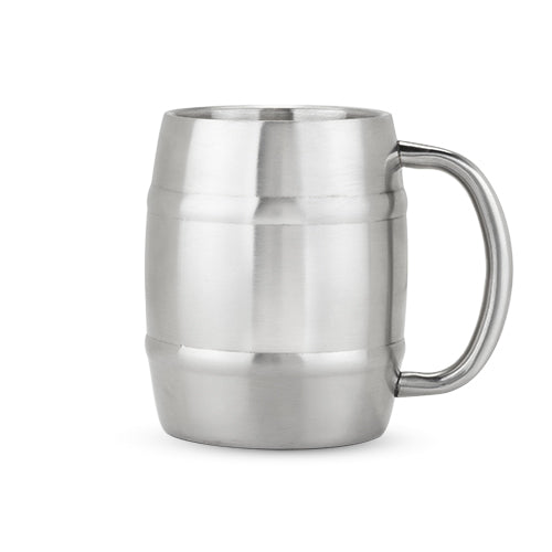 Tankard Stainless Steel Beer Mug by True