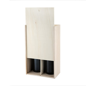 Marketplace™: 2 Bottle Paulownia Wood Wine Box by Twine