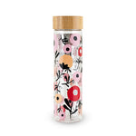 Blair Posy Patterned Glass Travel Infuser Mug by Pinky Up