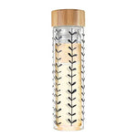 Blair™ Leaf Patterned Glass Travel Infuser Mug by Pinky Up