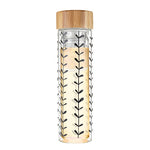 Blair™ Leaf Patterned Glass Travel Infuser Mug by Pinky Up