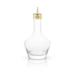 Belmont™ Bitters Bottle w/ Gold Dasher Top by Viski