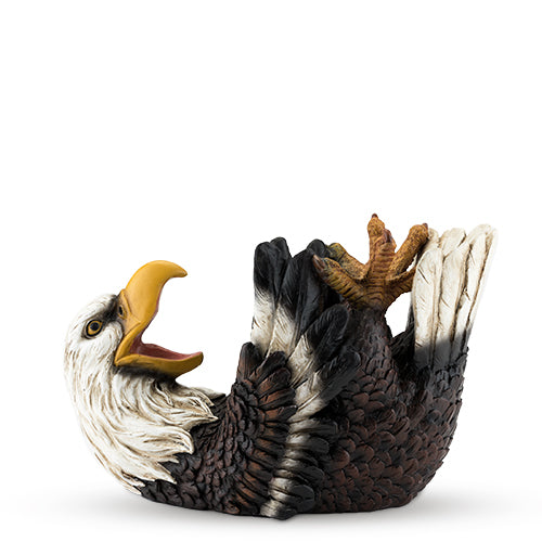 Polyresin Elated Eagle Bottle Holder by True
