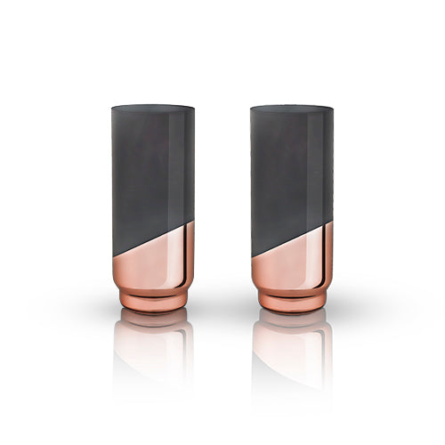 Raye: Dipped Crystal Highball Glasses (VISKI)