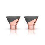 Raye: Dipped Crystal Martini Glasses (VISKI)