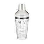 Glass Recipe Shaker by True