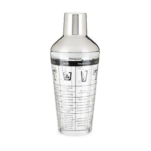 Glass Recipe Shaker by True