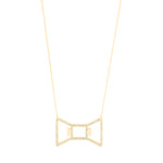 Bowtie: Gold Necklace Bottle Opener