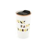 Bryce™: Drink Happy Thoughts Ceramic Travel Mug