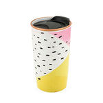 Bryce Color Block Ceramic Travel Mug