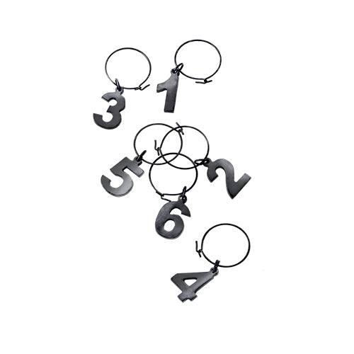 Warren: Gunmetal Black Wine Charms (VISKI)