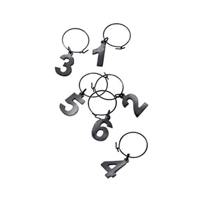 Warren: Gunmetal Black Wine Charms (VISKI)