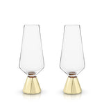 Raye: Spire Crystal Champagne Flutes (VISKI)