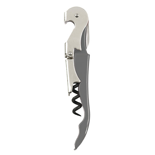 Truetap™ Grey Double-Hinged Waiter's Corkscrew by True