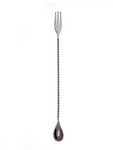 Warren: Gunmetal Black Trident Barspoon (VISKI)