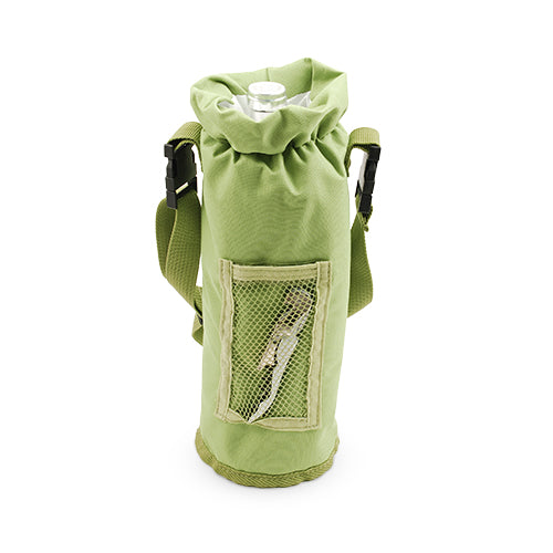 Grab & Go Insulated Bottle Carrier in Green by True