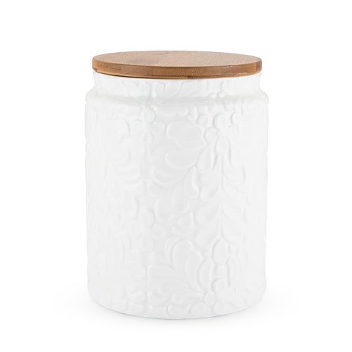 Pantry: Textured Ceramic Small Canister by Twine®