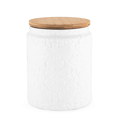Pantry: Textured Ceramic Large Canister by Twine®