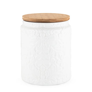 Pantry: Textured Ceramic Large Canister by Twine®