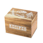 Pantry: Herb Garden Wood Recipe Box by Twine®