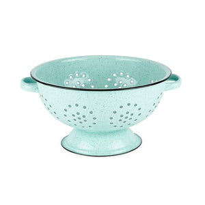 Pantry: Mint Enamel 5 Quart Colander by Twine®