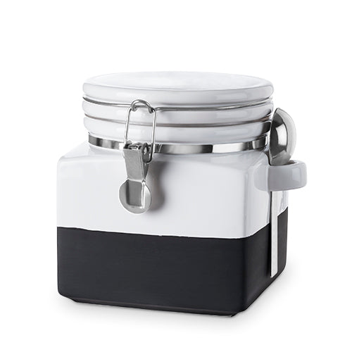 Pantry: Chalk Dipped Extra Small Ceramic Canister