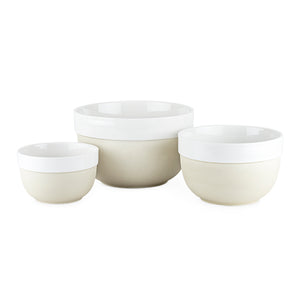 Pantry: Clay & Ceramic Mixing Bowl Set by Twine®