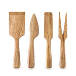 Country Home: Acacia Wood Cheese Set by Twine