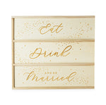 Garden Party™: Eat, Drink & Be Married 3 Bottle Wine Box