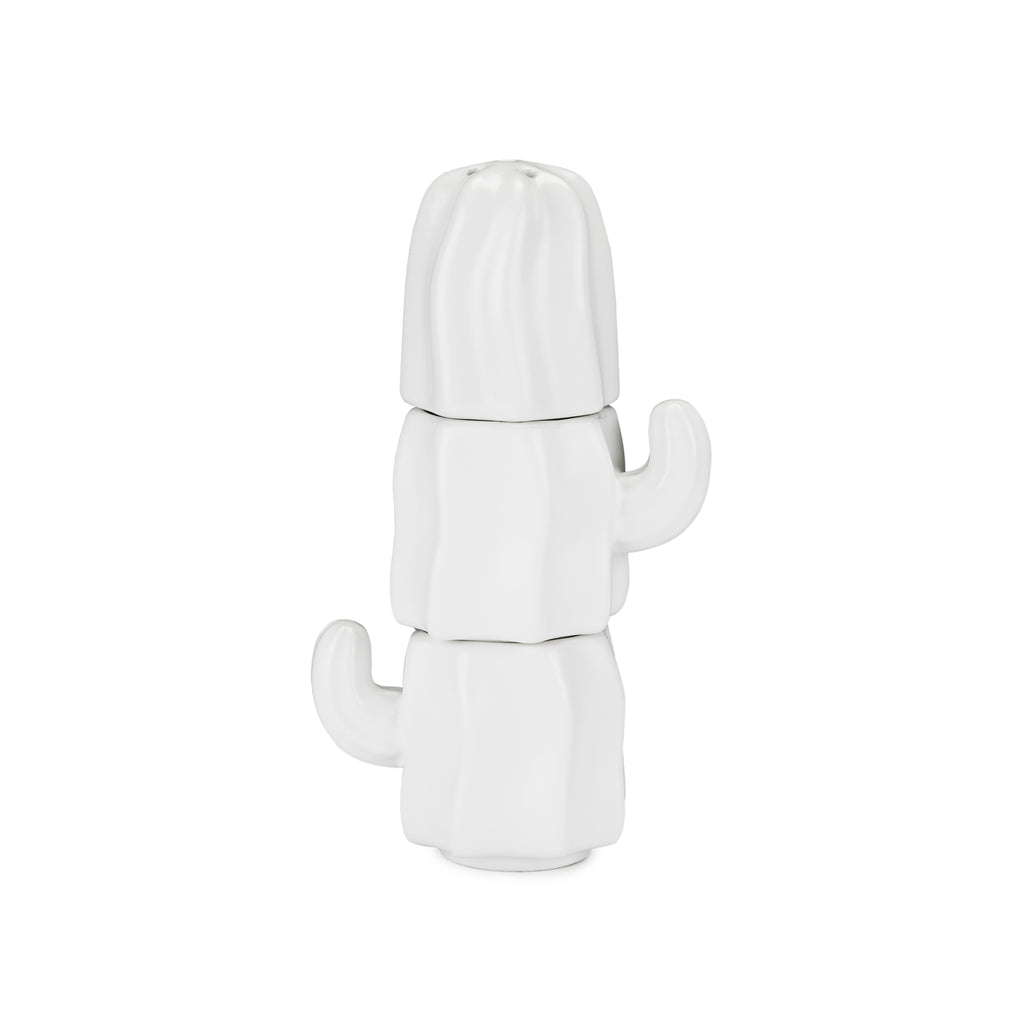 Ceramic Stacking Cactus Shot Glass with Salt Shaker by Foste