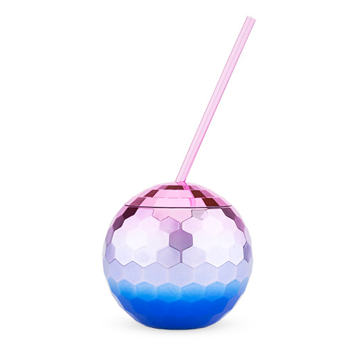 Assorted Ombre Disco Ball Drink Tumblers