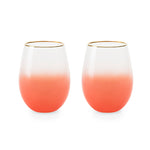 Stemless wine and cocktail Mariposa (set of 2)