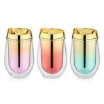 Metallic Ombre stemless wine assortment