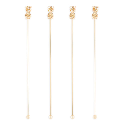 Aloha Pineapple Stir Sticks set of 4