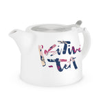 Harper Positivi-tea Ceramic Teapot & Infuser by Pinky Up