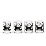 Hunting Dog Whiskey Glass Set by Foster & Rye