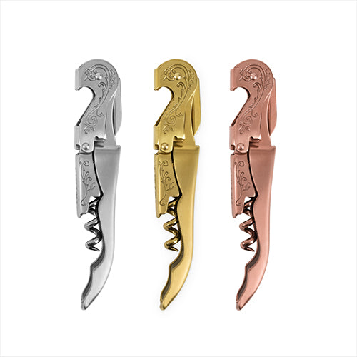 Chateau: Assorted Satin Metals Stamped Corkscrews by Twine