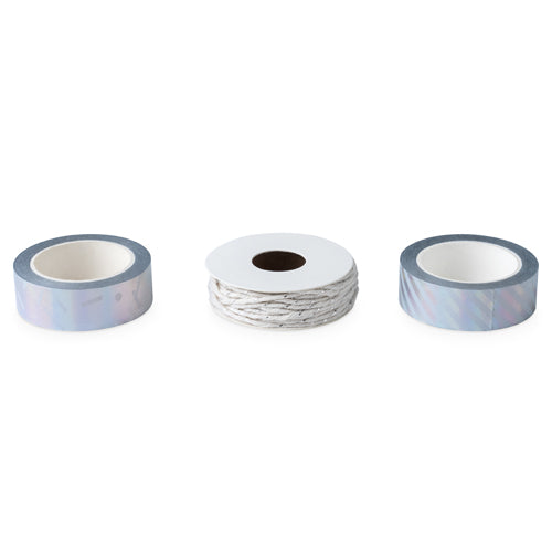 Assorted Iridescent Washi Tape & Twine