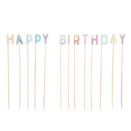 HAPPY BIRTHDAY Cake Topper