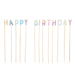 HAPPY BIRTHDAY Cake Topper
