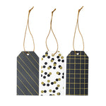 Assorted Noir Pattern Paper Tags