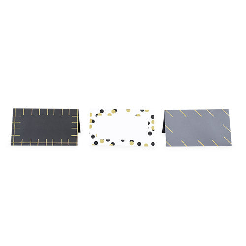 Assorted Noir Pattern Place Cards